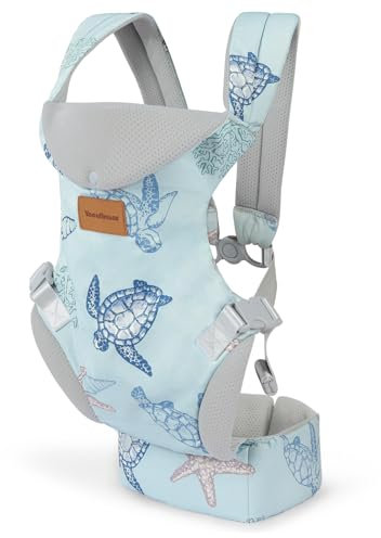 YooxArmor Babytrage Neugeborene ab Geburt,Ergonomische Gemütlich und Leichtgewichtig Baby Tragetuch mit Nackenstütze,Tragegurt Baby Tragetasche Geeignet für 3-30 kg