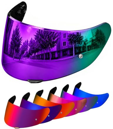PSLER k1s Visor - k1 Hjälm Visor k3sv Färgad Visor k5 Ansiktssköld Athsholáthar do k1 k1s k3sv k5, Deep Purple
