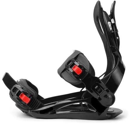 Delar snowboardbindningar för vuxna (svart, M (38-42))