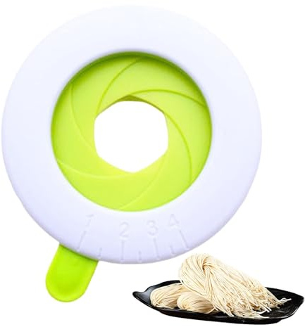 Strumento di misurazione per Spaghetti - Divisore per Pasta a 4 porzioni, in Acciaio, aiutante da Cucina | Guida per servire Pasta per Spaghetti, Fettuccine e linguini, Facile da u