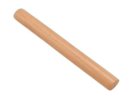 Febbya Rodillo de Madera Antiadherente,Rodillo Cocina para Pizza y Repostería,Utensilios de Cocina,Extendedor de Masa para Pasteles,Rodillos Amasar,Herramienta para Chef 30cm