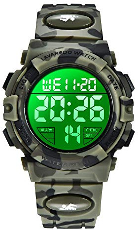 BEN NEVIS Kids Watch,Boys Watch for 6-15 Year Old Boys,Digital Sport Outdoor Multifunctional Chronograph LED 50 M Waterproof Alarm Calendar Watch for Children with Silicone Band
