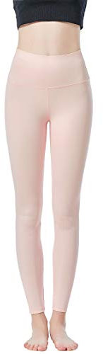 JOPHY & CO. Leggings Donna Lungo Bielastico in Tessuto Viscosa (cod. 9839) (L, Rosa)