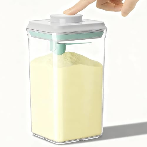 Cozey Daily Formula Dispenser Container with Scoop 2000ML / 2.0QT Milk Powder BPA-Free Airtight 900g Formula Storage Container with Lids, BPA-Free Airtight Food Storage Container