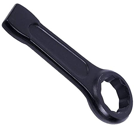 TOP-VIGOR Chiave ad anello slogging da 30 mm con manico dritto, chiave metrica ad anello singolo, chiavi a percussione per vari bulloni a testa esagonale