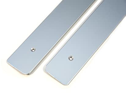 IHC Barre d'extrémité 38 mm 65 cm pour plan de travail de cuisine - Aluminium - Accessoire de cuisine - Barre d'extrémité