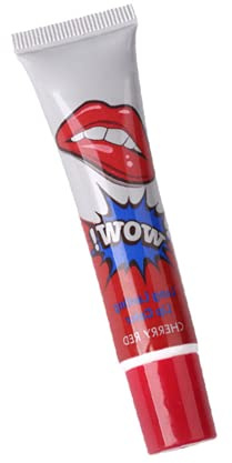 Magic Tattoo Lipgloss Set, Lippen Tattoo Lippenstift zum Abziehen Lippen Magic Magisch Farbe dauerhafte Langlebige Wasserdicht Tattoo Magic Color Peel Off Mundschild Tint Lipgloss(Kirschrot)