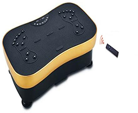 Samnuerly Vibration Power Plates, Vibration Plate Machine With Bluetooth Speaker, 5 Program Modes, Resistance Bands, Vibration Fitness Trainer For Weight Loss & Body Toning, 330lb Max Load.