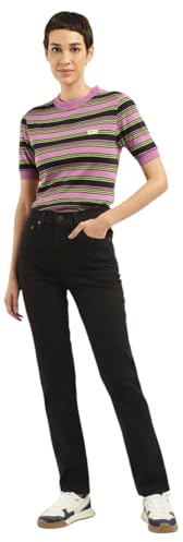 Levi's Plus Size 724™ High Rise Straight Jeans Femme, Black, 18 L