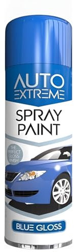 PNJB All Purpose Spray Paint Aerosol, Gloss Metal Plastic, Smooth Shiny Finish, Fast Drying Formulation, DIY Paint for Wood, metal, plastic, fabric, ceramics, Blue (1 Pcs)