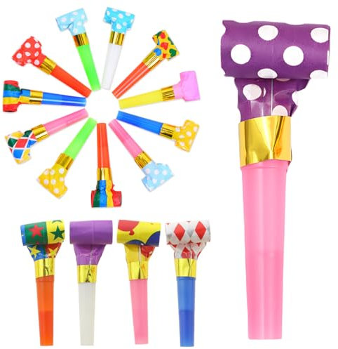 VAEIORP 15 Pcs Tröte Kindergeburtstag Partytröten Tröten für Kinderspielzeug Tröte Kinder für Partys Geburtstagsfeiern Festliche Anlässe
