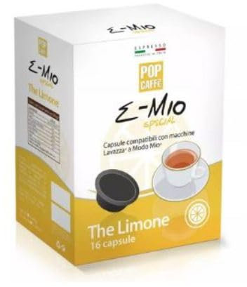 96 Capsule Bevanda Solubili POP CAFFE THE LIMONE Solubile Compatibili con A Modo Mio -