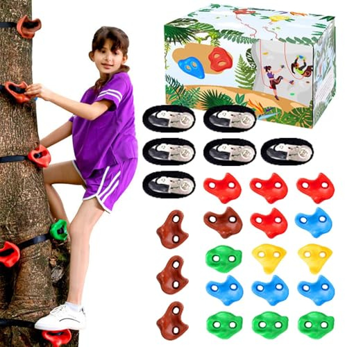 Prises d'escalade pour, Prises murales d'escalade | Kit de poignées murales d'escalade en Forme de Nez 18X | Porte d'escalade en Forme de Nez pour Adultes, Access