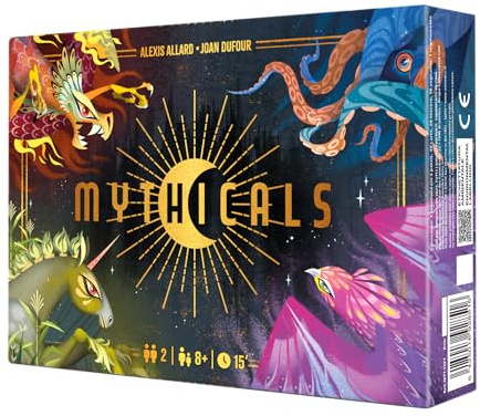Asmodee Mythicals, Gioco da Tavolo, 8+ Anni, 2 Giocatori, Edizione in Italiano