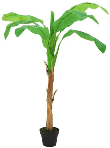 Hem och trädgård, möbel-artificiellt bananträd med kruka 180 cm grön