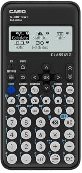 Casio fx-83GTCW+ Scientific Calculator Black (UK Version) - Upgrade from previous fx-83GTCW model