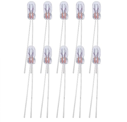 Dashboard Light - Ampoules LED T3 Tableau De Bord Voiture | Lot De 10 Lampes 12V Blanc Chaud Pour Voyants, Groupe Compteur Et Feux Témoins | Remplacement Facile Pour Éclairage Intérieur Auto, Résistan