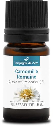 Manzanilla Romana BIO – 5 mL – Aceite Esencial Premium – 100% Puro, Natural – Garantía ChromaCert® – Quimiotipado e Integral