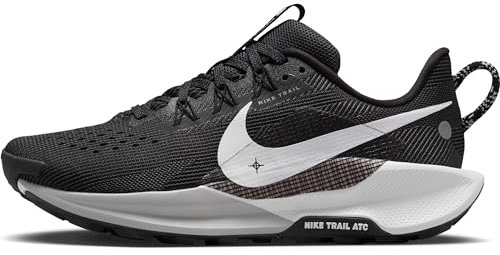 Nike Damen Reactx Pegasus Trail 5 Sneaker, Black White Anthracite Wolf Grey, 39 EU