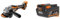 AEG - Meuleuse 18V Brushless 125 mm (Sans Batterie) - Moteur Haute Performance - Réglage du Carter & Batterie Pro Lithium 18 V PRO18V 4,0 Ah Compatible avec Tous Les Outils PRO18V et SUBCOMPACT