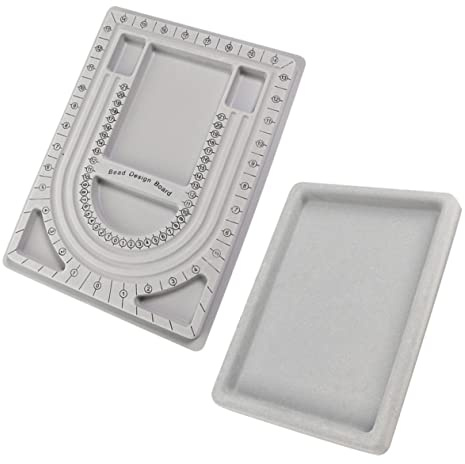 WOFASHPURET 2pièces Supports Pour Création De Bijoux Perles Avec Rainures Pour Bracelets Et Colliers Lot