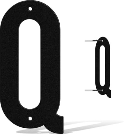 3, 4, 5, 6, 7, 8 Pouces Numéros de Maison pour l'Extérieur, Numéros d'Adresse Métalliques Uniques pour Maison, Numéros de Maison Extérieurs Résistants aux Intempéries avec Lettres Complètes A-Z