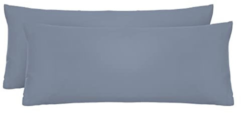biberna Feinjersey Kopfkissenbezug 0077144 2X 40x80 cm blau