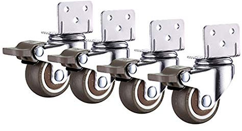 ZYFA Transportrollen Bremse,Lenkrolle Apparaterolle für Schwenkrollen Möbelrollen