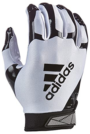 adidas ADIFAST 3.0 Football Receiver Glove, White/Black, Medium