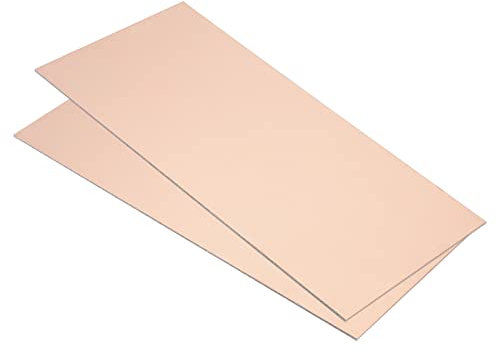 PATIKIL 2Pack FR4 Doppelseite Verkupferte PCB Laminat Leiterplatte 200x100x1.2mm