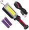 Maclean Lampada da officina COB magnetica, 2x1200mAh, 700lm, USB Type-C/Micro USB, MCE307
