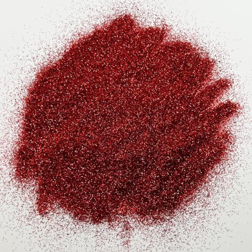 EliteKoopers Red 3.5oz/100g Ultra Fine Glitter Sparkle Shine Powder dust for Nail Art and Crafts Decor