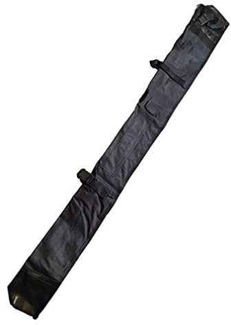 TEKKA BUDO Aikido Waffentasche - Bokken, Jo, Shinai - Nylon 135 cm - mit Tragegurt, Extrafach für Tanto, Transporttasche Kampfsport