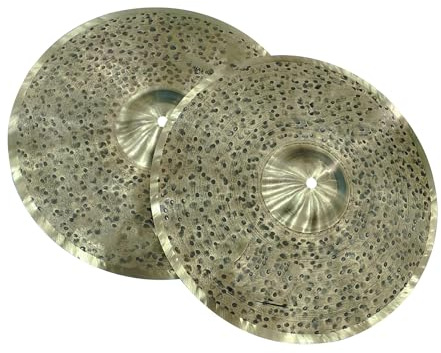 Cymbal Set för trummor 2 föremål 14 tums handgjorda hihat cymbaler professionellt ljud
