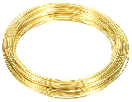 QUARKZMAN Fili Di Rame 1.2mm/16 Gauge 10m Resistente All'ossidazione Oro