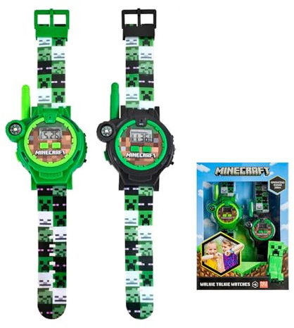 Kids Licensing - Reloj Walkie Talkie 2 en 1 de Minecraft para Niños