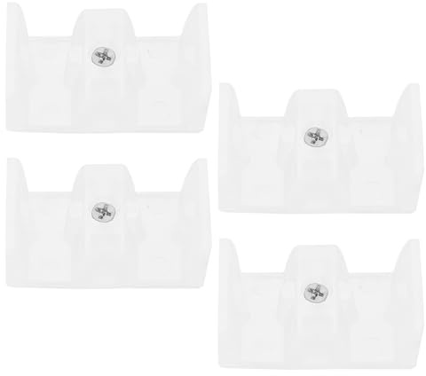 TOVINANNA 4 piezas Bloques de Ducha de Silicona Topes Anticolisión para Puertas Correderas de Baño Guía Resistente y Duradera para Puertas de Mampara Accesorios Protectores para Ducha