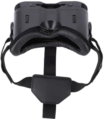 Fockety VR-headset för Android IOS PC, 120° FOV Justerbara Virtual Reality glasögon med Bluetooth-kontroll, Anti Blue Light 3D VR glasögon för Vuxna Barn Nybörjare Filmer Spel (Vit)