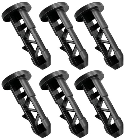 Lot de 6 loquets de rechange pour couvercle de poubelle, goupille de connexion pour poubelle, accessoires de poubelle, goupille de charnière