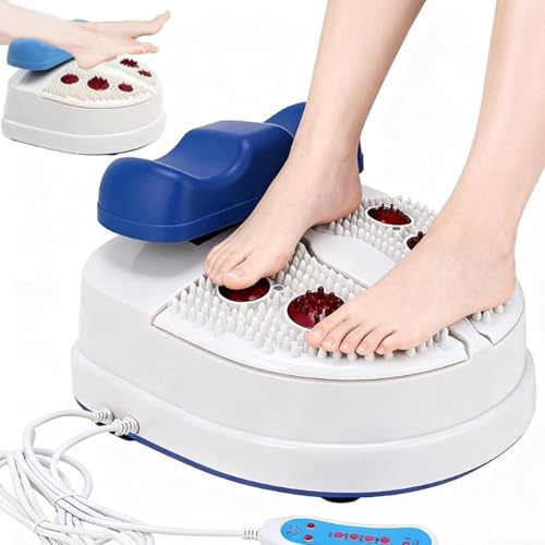 Wsexyy Máquina Fitness Blood Chi, Máquina Masajeadora Inteligente para Pies, 2 Modos, con Mando a Distancia, para Ejercicio Aeróbico Pasivo, Mejora La Circulación Sanguínea, Alivia El Estrés