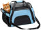 DONYER POWER Soft Sided Pet Carrier for Cats Comfort Airline Approved Under Seat Travel Tote Bag, with Mesh Top and Sides, BLUE