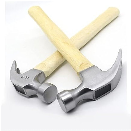 Aqxyedc Martello di sicurezza for auto con martello da carpentiere con manico in legno pratico fai-da-te Martello elettrico for forgiatura in acciaio ad alto tenore di carbonio Strumenti for la lavora