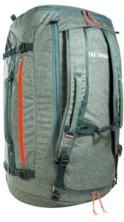 Tatonka Duffle Bag 65L - Faltbare Reisetasche mit Rucksackfunktion, abschließbar, klein verstaubar und mit 65 Liter Volumen
