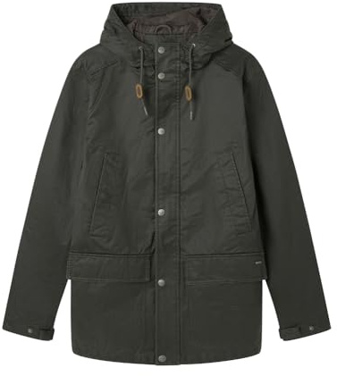 SPRINGFIELD Waxed Parka With Hoody Parka Con Capucha Hombre