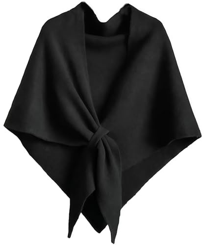 AuraFusion Pashmina-Schal, chales envolventes para damas, chales y bufandas de punto, cárdigan, capa, lana, cachemira, parte superior del hombro, suéter, chales, bufanda 2025