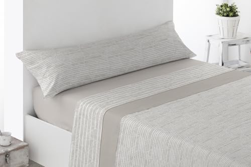 ENERGY COLORS TEXTIL-HOGAR Oferta! Juego Sábanas Estampadas Verano, Juego 3 Piezas -1 Sabana, 1 Bajera Ajustable y 1 Funda de Almohada Microfibra cepillada (Orquídea, Cama 105)