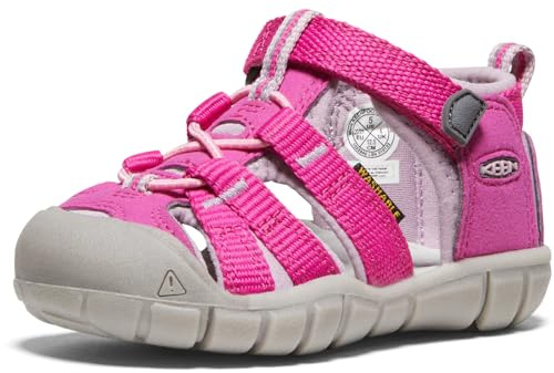 KEEN Seacamp 2 Cnx, Sandalias para Unisex niños, Rosa (Very Berry/Dawn Pink), 36 EU