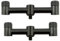 Fox Black Label 2-Rod QR Buzzer Bar (11,5 & 13cm) - 2 Buzzerbars zur Ablage von Karpfenruten, Rutenablage zum Karpfenfischen, Halterung für Bissanzeiger & Angelruten