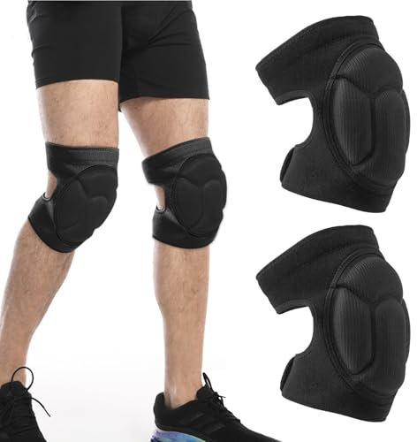 VicBou Knieschoner, Knieschoner Arbeiten, Knieschoner Garten, Knieschoner mit dickem Schwamm rutschfest Knieschoner Garten Kniekissen für Reinigung, Bodenbeläge, Volleyball, Tanzen (2 Stück)