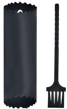 Generic Pelador de Ajos, Rodillo de Silicona Negro, Prensa Manual para Pelar Ajos, Fácil de Limpiar, Resistente a Altas Temperaturas